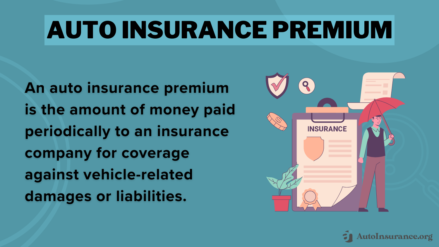 Best Ford Taurus X Auto Insurance: Insurance Premium Definition Card